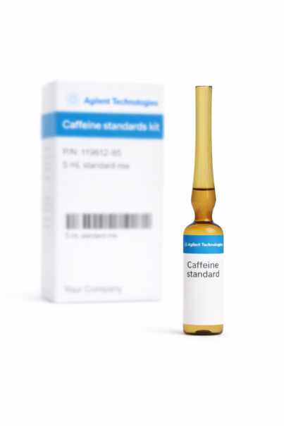 Набор стандартных образцов кофеина, 8 ампул по 1 мл