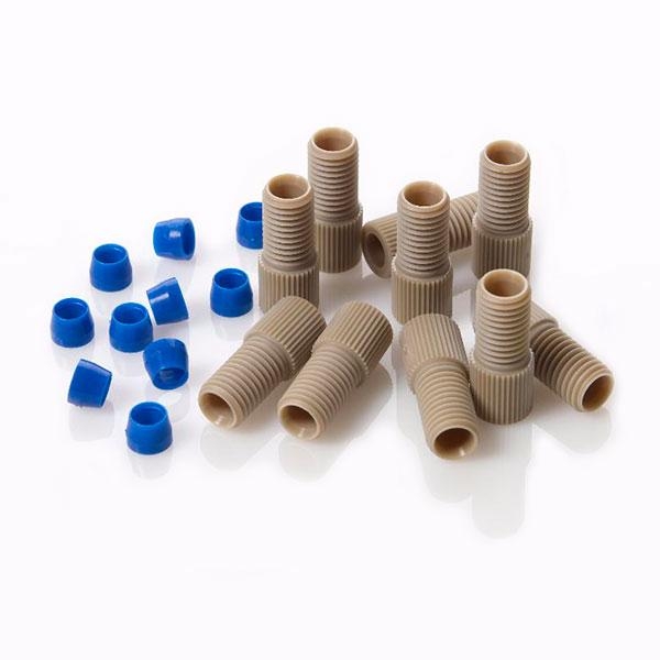 Фитинг 5/16-24 Natural PEEK Male Nut/Blue ETFE Ферулла для 4мм & 3/16" OD капилляра