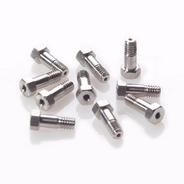 Гайка 6-40 стальная Male 0.45" длиной для 1/32" OD капилляра