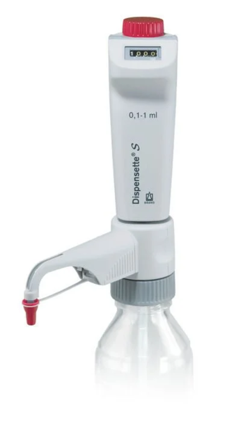 Бутылочный дозатор Dispensette S, цифровая установка объёма, 0,1–1 мл, без клапана рециркуляции, DE-M