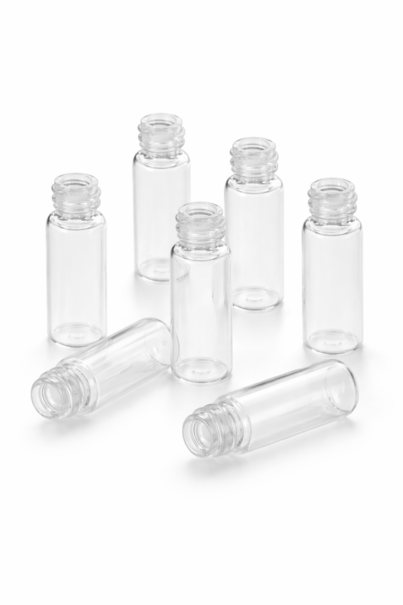 Виалы 2 мл из прозрачного стекла, под завинчивающуюся крышку, боросиликатное стекло 1 класса 
