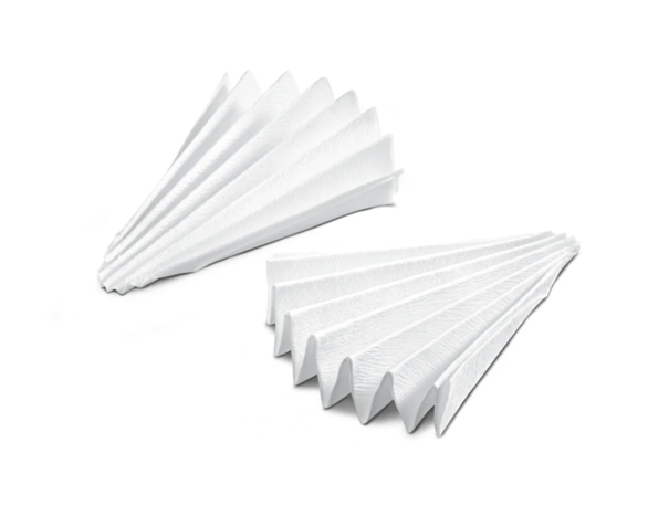 Фильтровальная бумага качественная Sartorius, марка 1289, складчатые фильтры, ⌀500 мм, 100 шт.