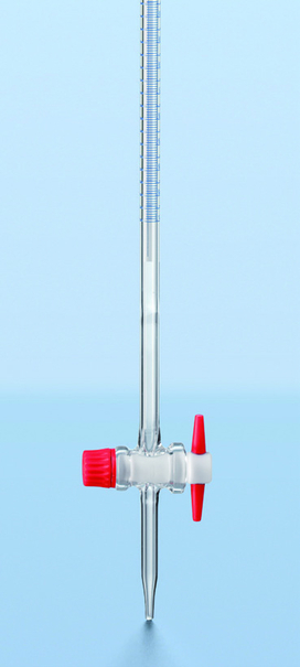 Бюретка с краном из PTFE класса AS