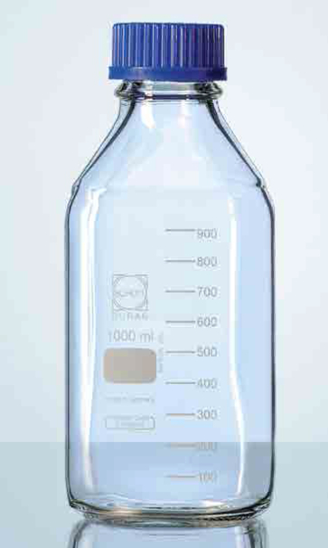 Бутыль лабораторная квадратная GL 45 500 мл