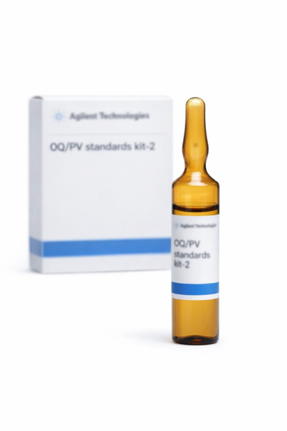 Набор UV/VIS стандартов № 2 для OQ/PV (для проверки точности установки длины волны). Содержит 2 ампулы по 10 мл хлорной кислоты и 1 ампулу оксида гольмия в хлорной кислоте.