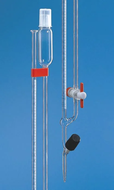 Микробюретка Банга BLAUBRAND, класс AS, 2 мл : 0,01 мл, кран PTFE, полоса Шеллбаха, DE-M