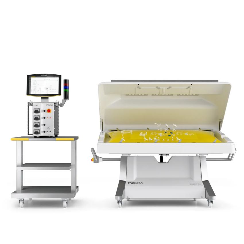 Мешок для биореактора Flexsafe RM, 100 л, S80 (PE), датчики: оптический DO, оптический pH, стерильный, 2 шт., мешок с возвратно-поступательным движением — перфузия с подключением к модулю ATF