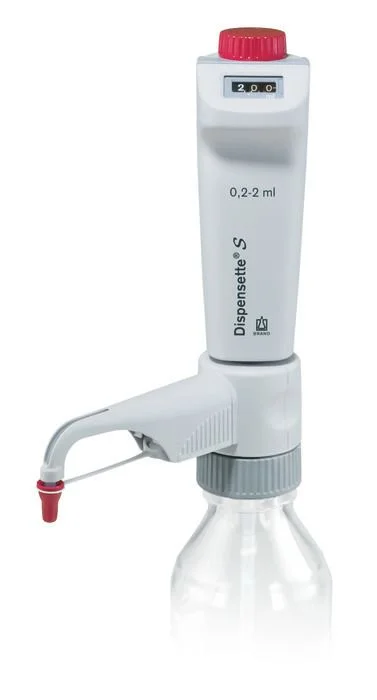 Бутылочный дозатор Dispensette S, цифровая установка объёма, 0,2–2 мл, без клапана рециркуляции, DE-M