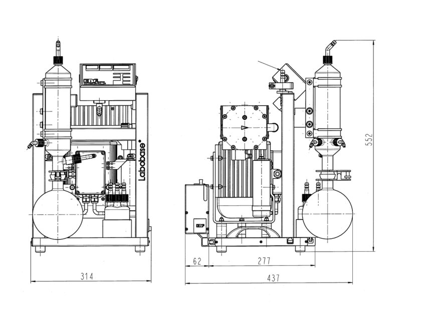 Вакуумная система Labobase® SBC 860.40