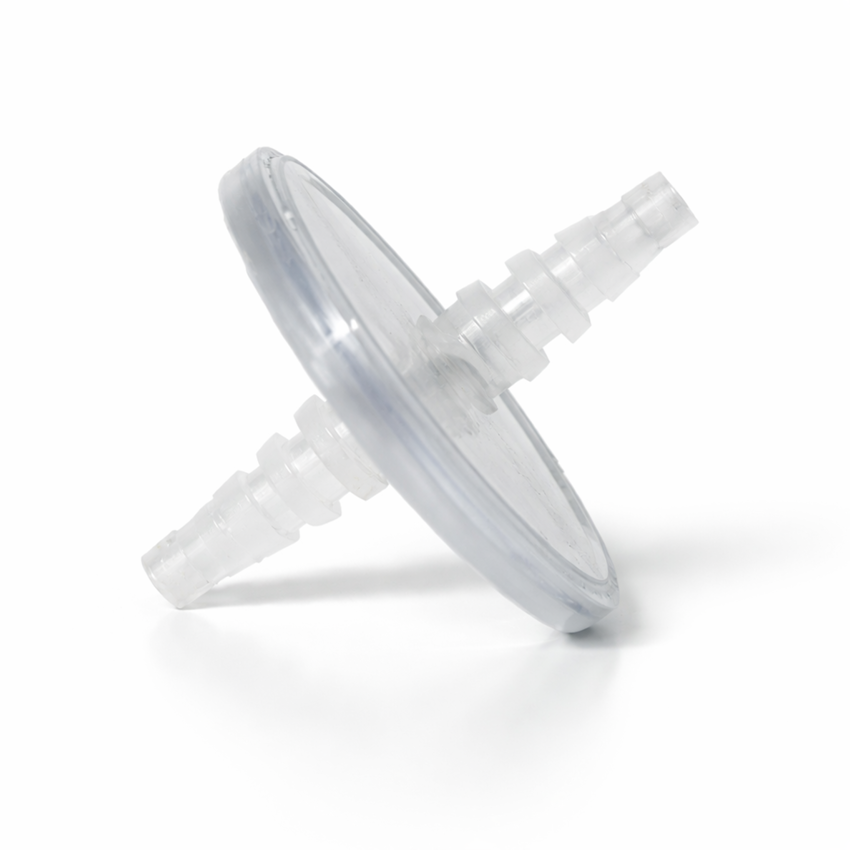 Стерильный воздушный фильтр Gluvex, гидрофобный PTFE, 0.22 мкм, 50 мм, 25 шт./уп.