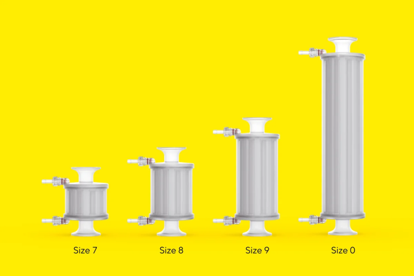 Капсульный фильтр Sartoguard PES Midicaps, размер 0, PES 1,2 / 0,2 мкм, 0,52 м², 1 ½" Tri-Clamp / ½" ёлочка, стерильный, 2 шт.