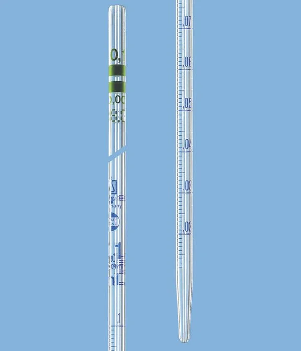 Пипетка градуированная BLAUBRAND, класс A, на налив, 0,1 мл : 0,001 мл, DE-M