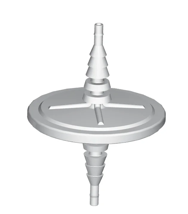 Мини-капсула Midisart, 20 см² / 3 дюйма², PTFE 0,2 мкм, 20 см², вход и выход ёлочка ⅙", нестерильный, 100 шт.