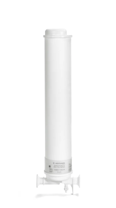 Капсульный фильтр Sartopure PP3 T-Style Maxicaps, 20", PP 0,65 мкм, 0,9 м², 1 ½" Tri-Clamp / ½" ёлочка, нестерильный