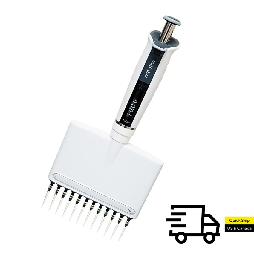 Дозатор пипеточный механический Sartorius Tacta, 12-канальный, 0,5–10 мкл
