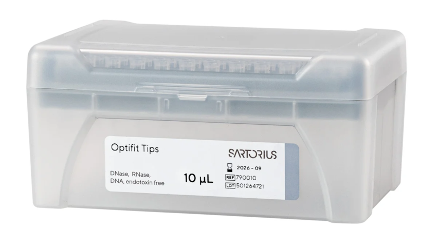 Наконечники Sartorius Optifit 10 мкл, стерильные, в штативах, 960 шт.