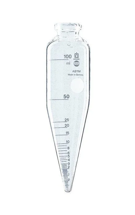 Пробирка центрифужная ASTM, боросиликатное стекло 3.3, 100 мл, коническое дно