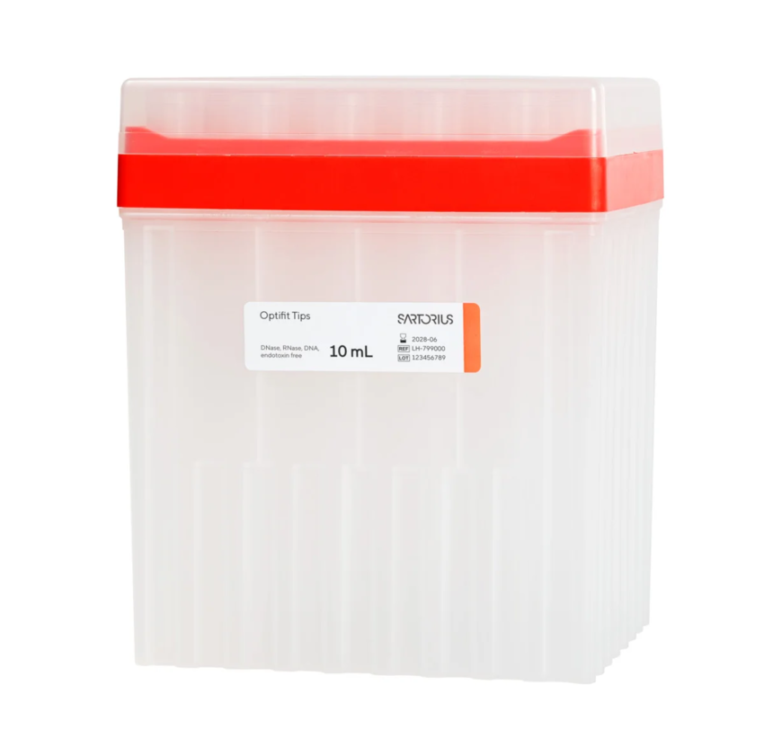 Наконечники Sartorius Optifit 10 мл, нестерильные, в штативах, 140 шт.