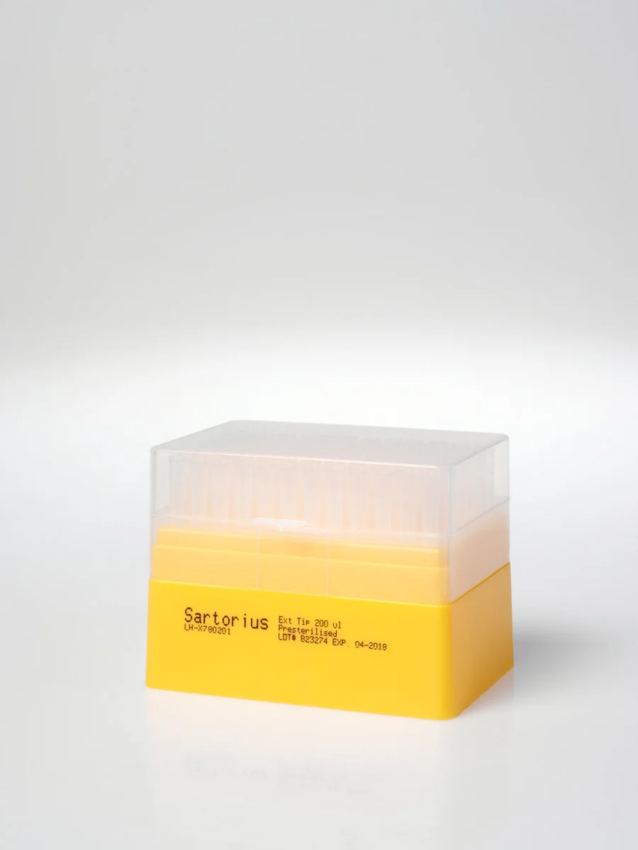 Наконечники Sartorius Optifit 200 мкл, удлинённые, нестерильные, в штативах, 960 шт.