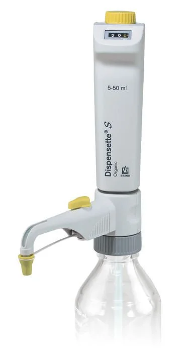 Бутылочный дозатор Dispensette S Organic, цифровая установка объёма, 5–50 мл, с клапаном рециркуляции, DE-M