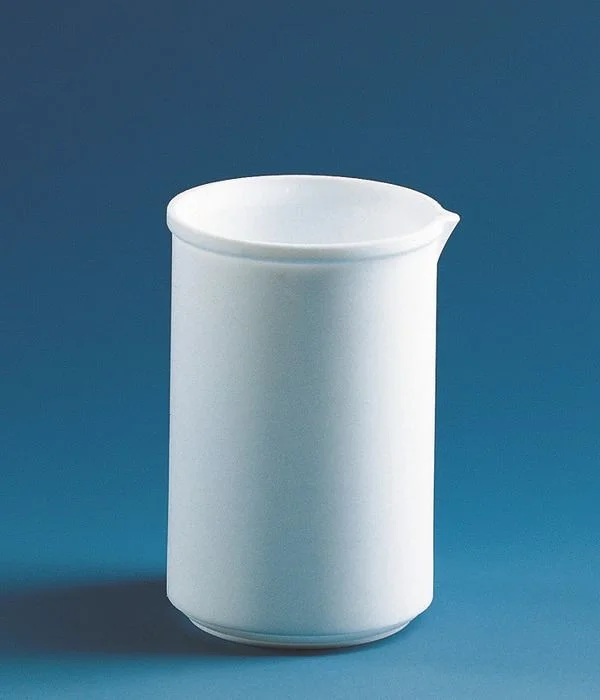 Стакан низкий, PTFE, 25 мл, с градуировкой, с носиком