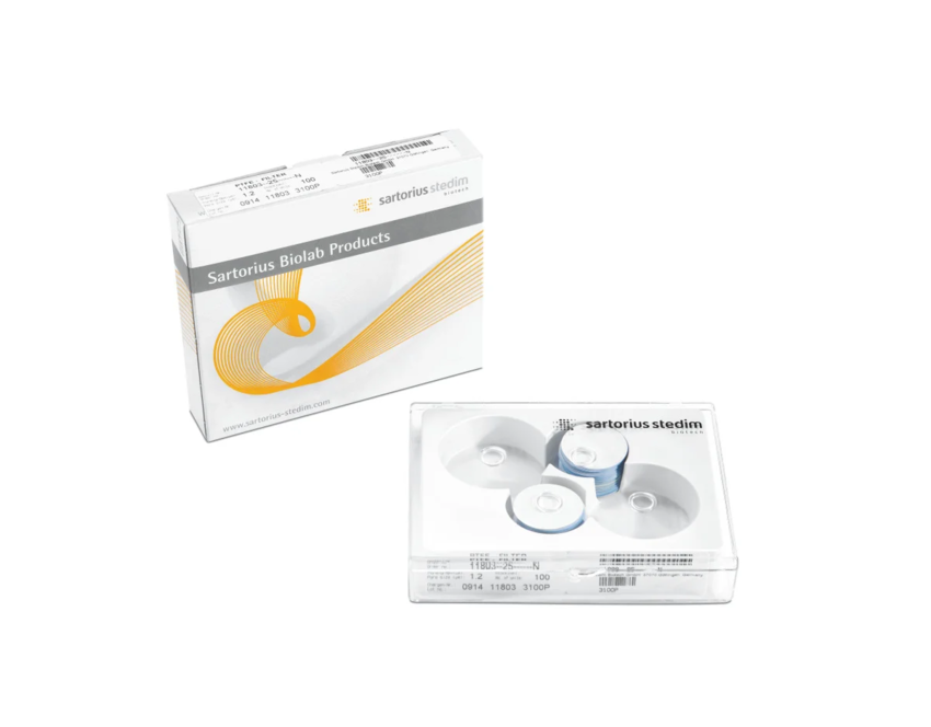 Мембранный фильтр Sartorius 11803, PTFE, 1,2 мкм, ⌀30 мм, белый без сетки, нестерильный, 100 шт.