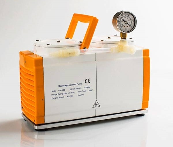 Мембранный (PTFE) вакуумный насос, 60 л/мин, 200 мБар, 160 Ватт, Hawach Scientific