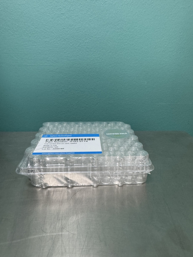 Виалы на 2 мл с резьбой, прозрачное стекло,сертифицированные,100 шт./упак.