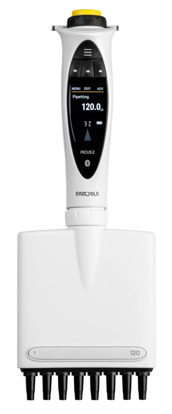 Дозатор пипеточный электронный Sartorius Picus 2, 8-канальный, 5–120 мкл