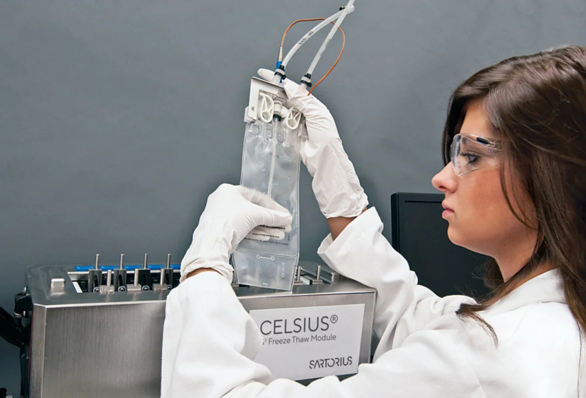 Мешок для заморозки Lab Celsius Pak, 0,1 л, S71 (EVA), вход и выход 1/4" Luer (мама), датчики: термокарман, стерильный, 10 шт.