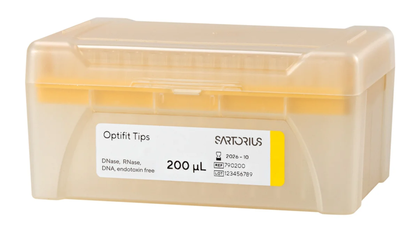Наконечники Sartorius Optifit 200 мкл, стерильные, в штативах, 960 шт.