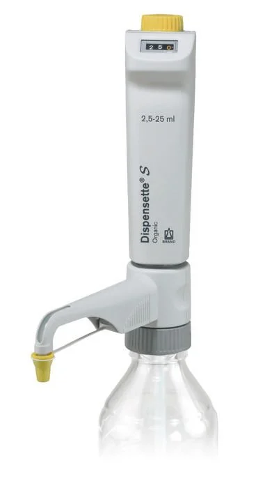 Бутылочный дозатор Dispensette S Organic, цифровая установка объёма, 2,5–25 мл, без клапана рециркуляции, DE-M