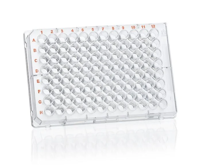 Микропланшет inertGrade, 96 лунок, PS, дно F, 350 мкл, с крышкой, стерильный