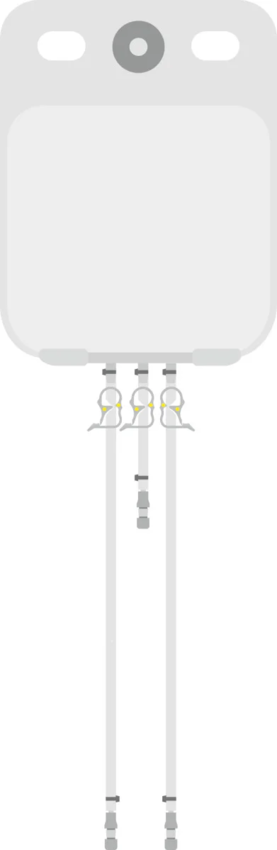 2D-мешок Flexsafe 2D, 3 л, S80 (PE), вход и выход Луер Лок, стерильный, 16 шт., 1/4" × 3/8", 1/4" × 3/8", 1/4" × 3/8", арт. FLS314356