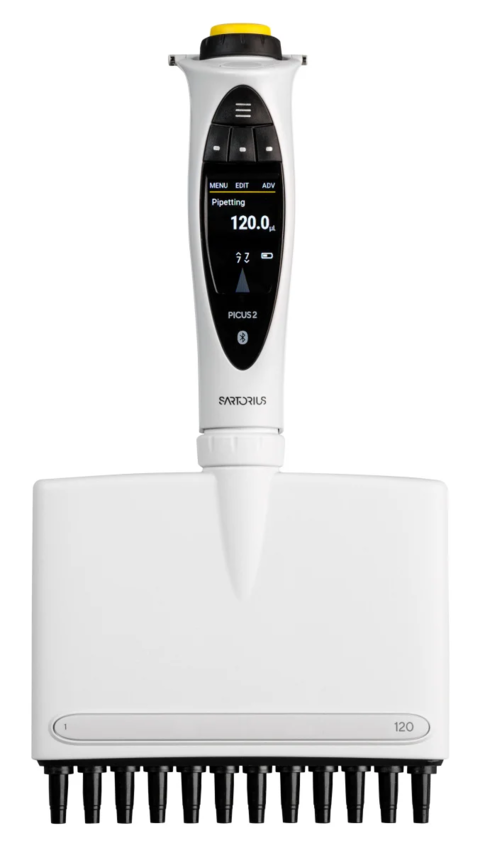Дозатор пипеточный электронный Sartorius Picus 2, 12-канальный, 5–120 мкл