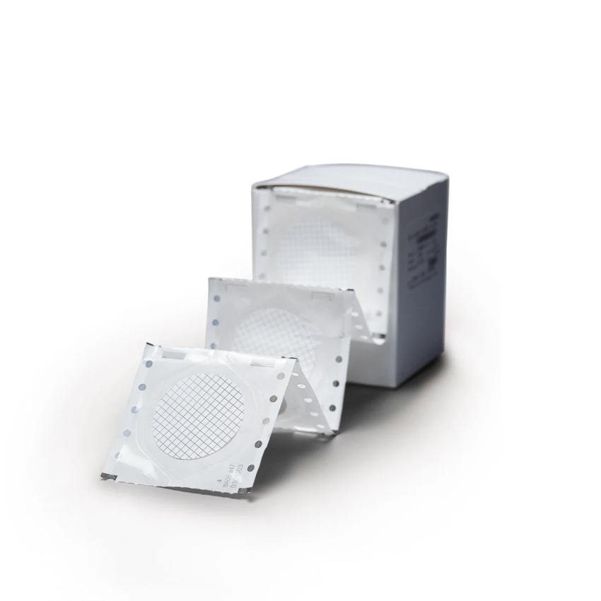 Мембранный фильтр Sartorius 11407, CN, 0,2 мкм, ⌀50 мм, белый с чёрной сеткой, нестерильный, 100 шт.