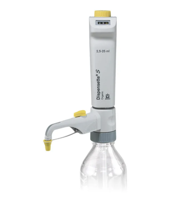 Бутылочный дозатор Dispensette S Organic, Digital, 0,5-5 мл, с клапаном
