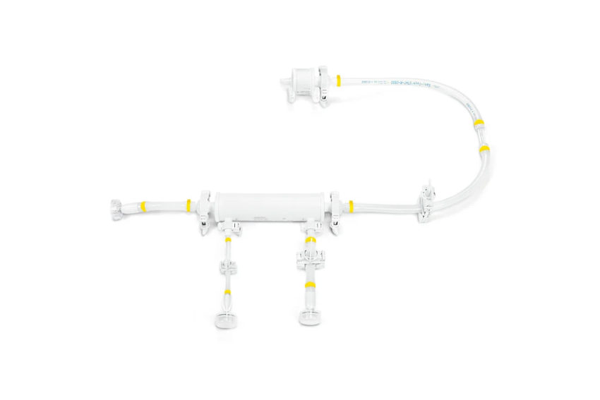 Капсульный фильтр Virosart HF Maxicaps MR, PES 20 мкм, 12 м², 2 AseptiQuik на 1,5" Tri-Clamp / 3 AseptiQuik на 1,5" Tri-Clamp, стерильный