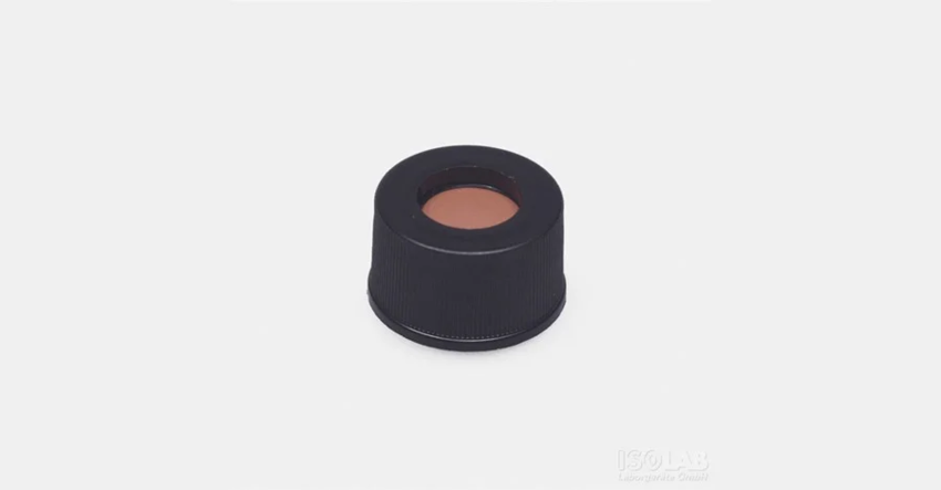 Крышка + септа N8, силикон/ПТФЭ, без прорези
