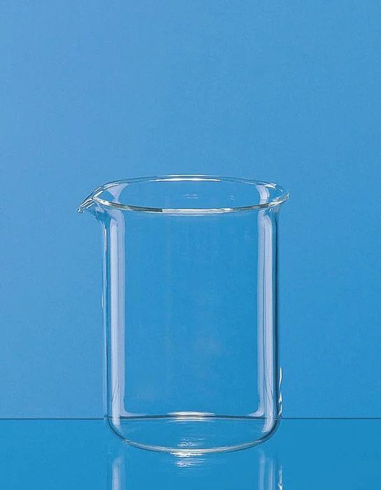 Стакан низкий, боросиликатное стекло 3.3, 5 мл, с градуировкой, с носиком