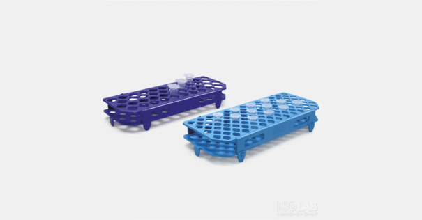 Штатив для микропробирок ПП, для пробирок 1,5/2,0 мл, складной, рубиновый