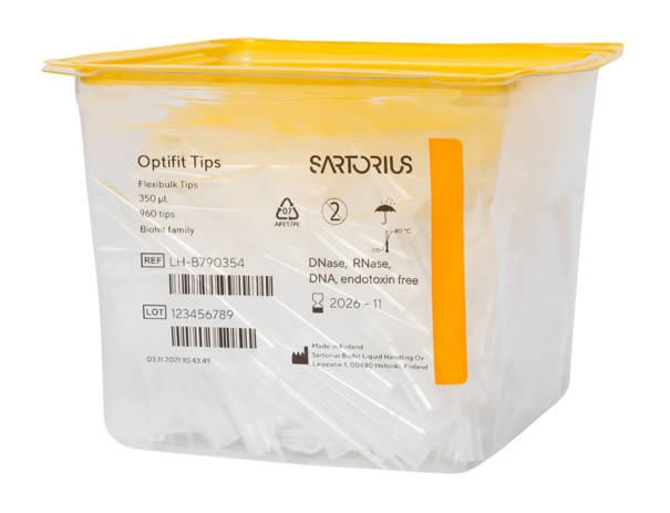 Наконечники Sartorius Optifit 350 мкл, нестерильные, насыпью, 960 шт.