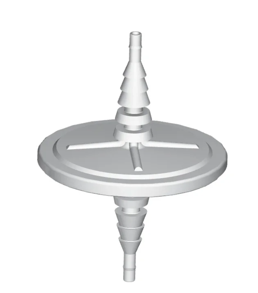 Мини-капсула Midisart, 20 см² / 3 дюйма², PTFE 0,2 мкм, 20 см², вход и выход ёлочка ⅙", нестерильный, 100 шт.