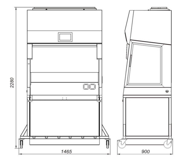 Бокс для отбора проб мобильный