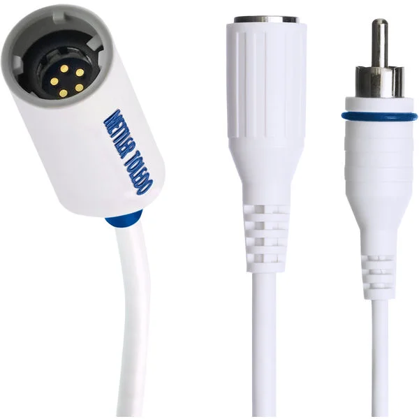 Кабель InLab для датчиков с головкой MultiPin METTLER TOLEDO, штекеры BNC и RCA, IP67, 1,8 м