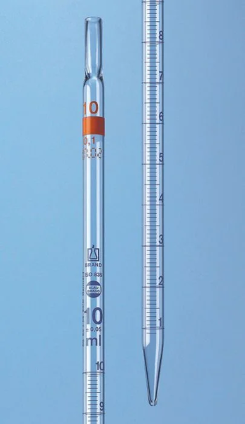 Пипетка градуированная BLAUBRAND, класс AS, тип 2, 20 мл : 0,1 мл, DE-M