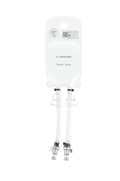 2D-мешок Flexsafe 2D, 0,05 л, вход и выход Луер Лок, стерильный, 20 шт.