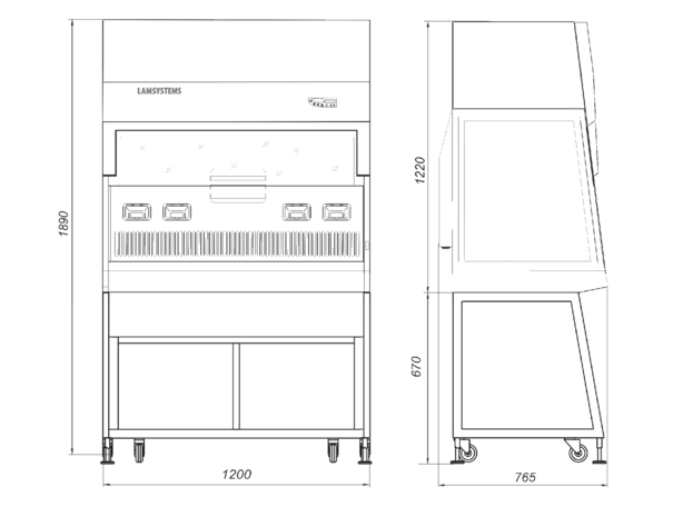 Бокс «Ламинар-С.»-1,2