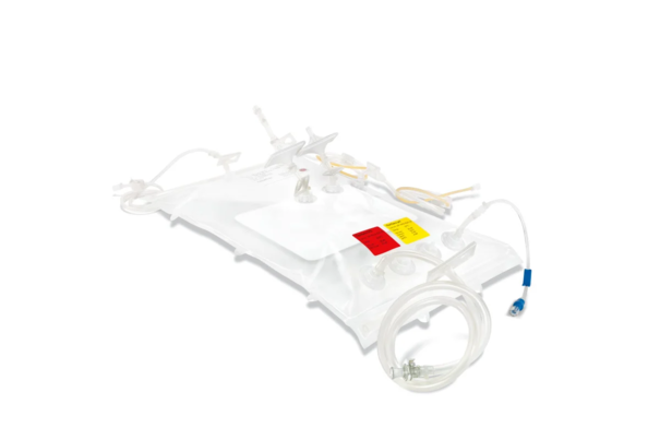 Мешок для биореактора Flexsafe RM, 50 л, S80 (PE), датчики: оптический DO, оптический pH, BioPAT® Viamass, стерильный, 3 шт., мешок для качательного движения — перфузия со встроенной мембраной