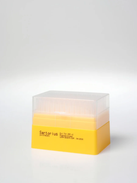 Наконечники Sartorius Optifit 200 мкл, удлинённые, нестерильные, в штативах, 960 шт.